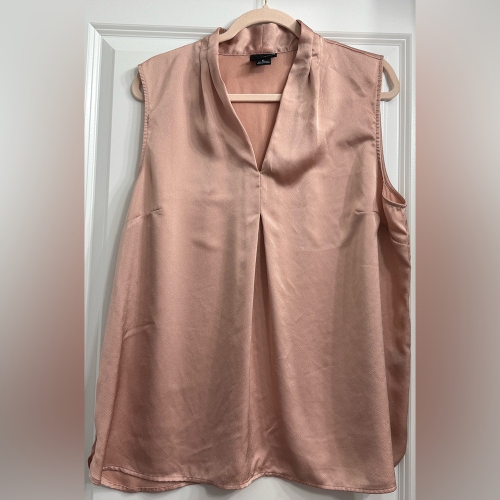 Liz Claiborne Blush Pink Sleeveless Blouse
